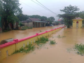 Mưa to trong 24h, hơn 1.300 nhà dân ở Quảng Trị bị ngập nước