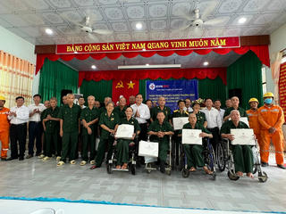 Nghĩa tình ngành điện miền Nam với các thương, bệnh binh