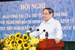 Thủ tướng làm việc với TP HCM về kinh tế - xã hội và thực hiện Nghị quyết 98