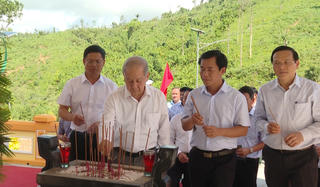 Khánh thành Nhà tưởng niệm Liệt sĩ hy sinh khi làm nhiệm vụ tại Thuỷ điện Rào Trăng 3