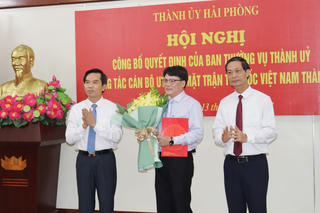 Ông Bùi Văn Bắc làm Phó Chủ tịch Ủy ban MTTQ Việt Nam TP Hải Phòng