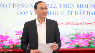 Hội đồng tư vấn về Tôn giáo góp ý dự thảo Luật Đất đai sửa đổi