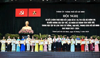 TPHCM tuyên dương 339 cá nhân, tập thể học tập, làm theo gương Bác