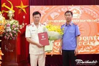 Ông Lý Văn Huấn được bổ nhiệm làm Viện trưởng Viện Kiểm sát nhân dân tỉnh Thái Nguyên