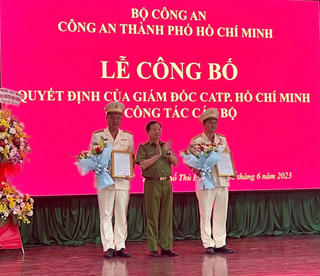 Thượng tá Nguyễn Đình Dương được bổ nhiệm làm Phó Giám đốc Công an TP HCM