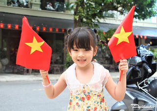 Quảng Nam: TP Tam Kỳ rực rỡ cờ đỏ sao vàng dịp lễ 2/9