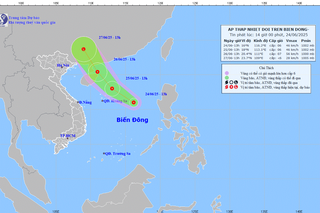Áp thấp nhiệt đới hình thành trên biển Đông