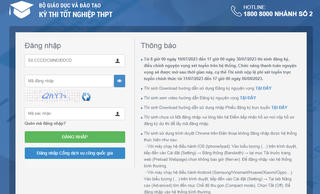 Thông tin tra cứu điểm thi THPT của thí sinh năm 2023