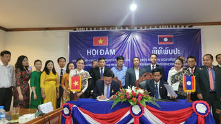 MTTQ tỉnh Quảng Trị thăm Ủy ban Mặt trận Lào XDĐN tỉnh Salavan, Lào