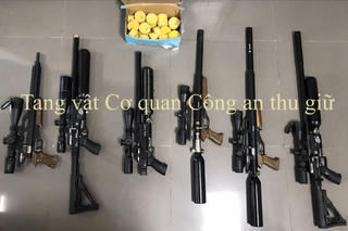 Bắc Giang: Khởi tố đối tượng chế tạo, mua bán trái phép súng PCP quy mô lớn