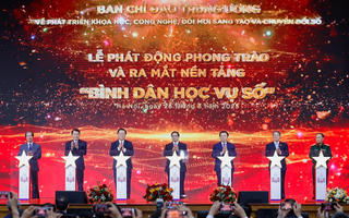 Thủ tướng phát động phong trào 'Bình dân học vụ số' toàn dân
