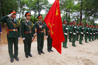 Trọng thể Lễ truy điệu và an táng hài cốt các liệt sĩ hy sinh tại Lào