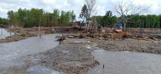 Báo động sạt lở bờ biển, bờ sông ở Cà Mau