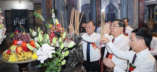 Nam Định: Tưởng nhớ 724 năm ngày mất Anh hùng dân tộc Trần Hưng Đạo