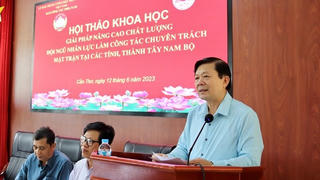 Nâng cao chất lượng nhân lực làm công tác Mặt trận tại Tây Nam Bộ