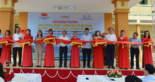 Khánh thành Trường THCS Tân Phong (Thái Bình) do BSR tài trợ