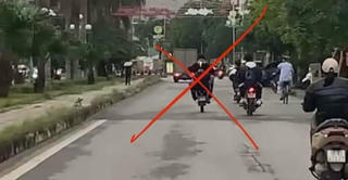 Phú Thọ: Xử lý nam thanh niên đưa xe cho bạn 'bốc đầu' giữa phố