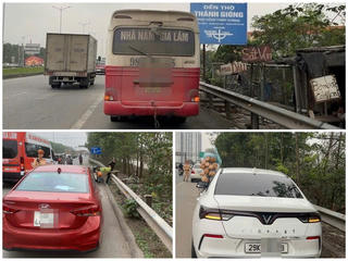 Hà Nội: Dừng xe mua ổi, nhiều tài xế bị xử phạt