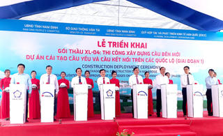 Thêm một cây cầu nối Nam Định với Ninh Bình