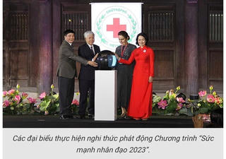 Trung ương Hội Chữ thập đỏ Việt Nam tổ chức chương trình 'Sức mạnh Nhân đạo' 2023