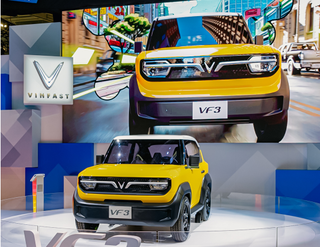Ngắm xe điện 'mini' VF 3 vừa được VinFast ra mắt tại Mỹ