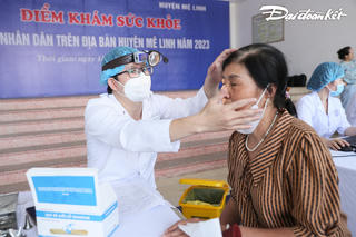 Hà Nội: Người dân phấn khởi được khám sức khoẻ miễn phí