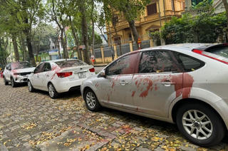 Hà Nội: Khởi tố nhóm đối tượng trong vụ tạt sơn ô tô ở Định Công