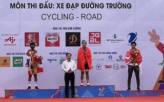 Việt Nam giành Huy chương Vàng và Bạc xe đạp đường trường nam, nữ