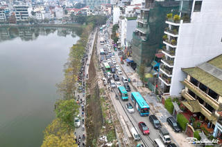 Dự án cải tạo, nâng cấp đường Xuân Diệu ở Hà Nội sau 4 năm thi công giờ thế nào?