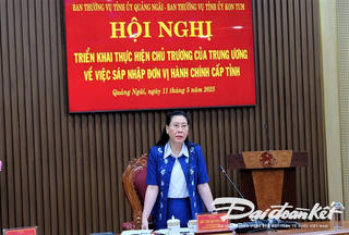 Quảng Ngãi và Kon Tum họp bàn thống nhất phương án hợp nhất