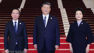 Chủ tịch nước Võ Văn Thưởng dự khai mạc Diễn đàn 'Vành đai và Con đường'