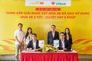 VPBank và Chợ Tốt Xe hợp tác triển khai gói vay mua xe 5 tốt, duyệt vay 5 phút