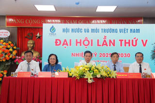 Ông Chu Phạm Ngọc Hiển tái đắc cử chức vụ Chủ tịch Hội Nước và Môi trường Việt Nam