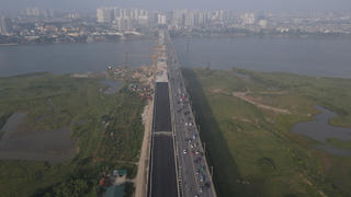 Chính thức hợp long cầu Vĩnh Tuy 2 vượt sông Hồng