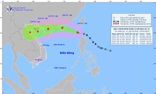 Bão Wipha vào Biển Đông thành bão số 3: Cơn bão mạnh, di chuyển nhanh