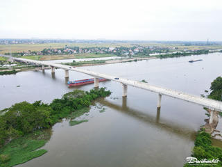 Hình ảnh cầu Bến Mới sắp hoàn thành, chờ thông xe