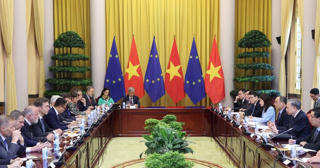 Chủ tịch nước Tô Lâm tiếp Đại sứ các nước Liên minh châu Âu