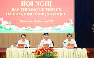 Hà Nam, Nam Định, Ninh Bình: Họp bàn công tác nhân sự sau hợp nhất