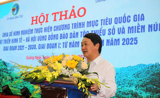 Quảng Ngãi: Hội thảo chia sẻ thực hiện Chương trình mục tiêu quốc gia vùng đồng bào dân tộc thiểu số