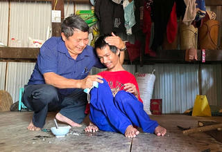 Gia Lai: 41 nạn nhân chất độc da cam/dioxin được nhận chăm sóc, nuôi dưỡng