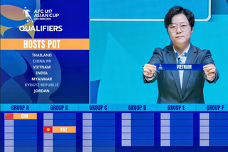 U17 Việt Nam cùng bảng với Malaysia ở giải châu Á