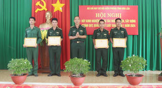 Bộ đội Biên phòng Đắk Lắk rút kinh nghiệm công tác huấn luyện