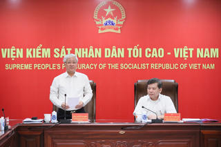 Đoàn kiểm tra của Ban Bí thư làm việc với Viện Kiểm sát Nhân dân tối cao