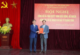 Tân Giám đốc Sở Kế hoạch và Đầu tư Quảng Bình là ai?