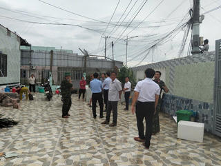 Dông lốc làm thiệt hại nhiều nhà dân ở Bạc Liêu