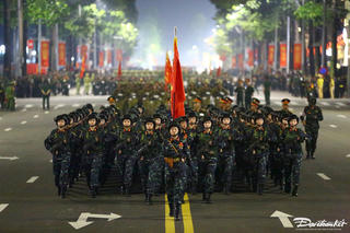 Lực lượng Quân đội tham gia Lễ Sơ duyệt A80