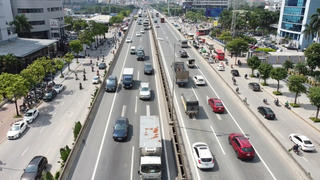 Từ 20/9, CSGT dùng xe đặc chủng ghi hình xe vi phạm trên tuyến cầu Thanh Trì - Vành đai 3
