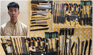 Bắt thanh niên rao bán vũ khí trên Tiktok