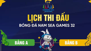 Lịch thi đấu môn bóng đá nam SEA Games 32