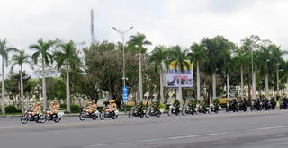 Công an tỉnh Quảng Nam ra quân trấn áp tội phạm Tết Quý Mão 2023